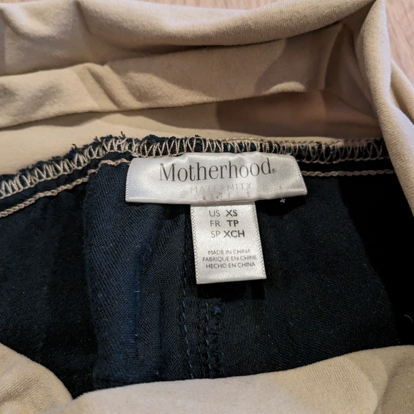 Dark teal Motherhood maternity pants - Picture 2 of 4